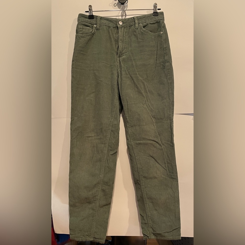 Urban Outfitters BDG Green Corduroy Mom Jeans